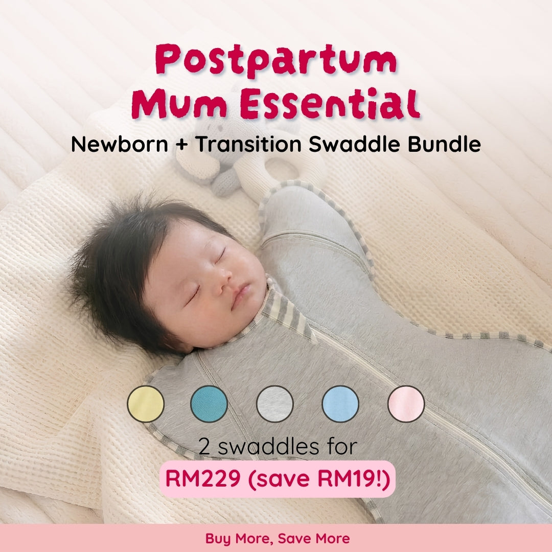 Postpartum Mum Essential  — Newborn + Transition Swaddle Bundle