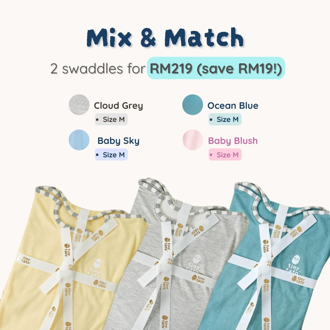 TatoWrap Swaddle — Zip-Up Bamboo Swaddle for Newborns (0–3 Months)