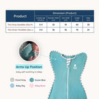 TatoWrap Swaddle — Zip-Up Bamboo Swaddle for Newborns (0–3 Months)