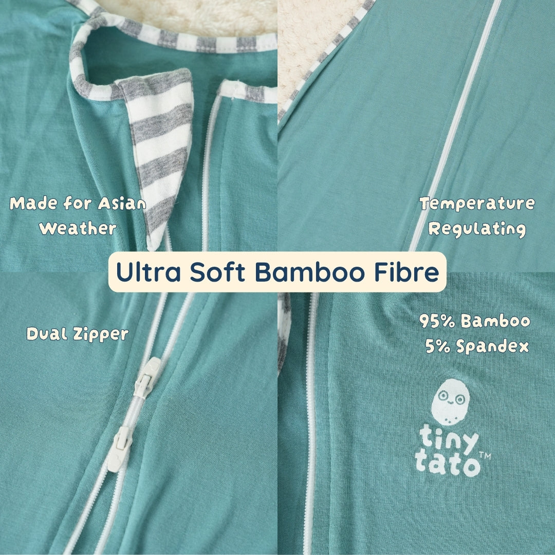 TatoWrap+ Swaddle — Zip Swaddle with Removable Sleeves for Rolling Babies (3–6 Months)