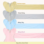 TatoWrap+ Swaddle — Zip Swaddle with Removable Sleeves for Rolling Babies (3–6 Months)